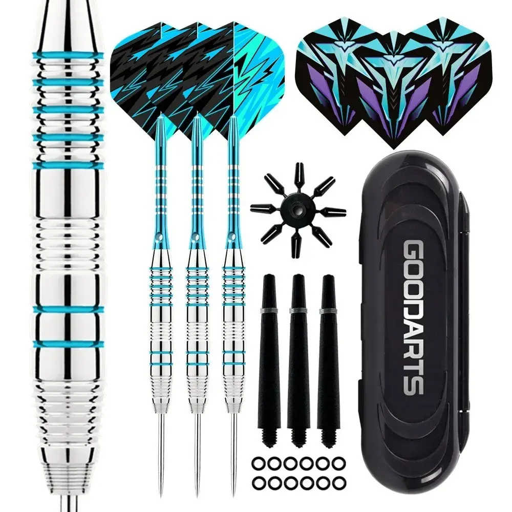 New 3 Pcs/dart Sets, Professional 24g Steel Tip Dart, Aluminum Shafts, Nice Dart Flights, High-Quality Dartboard Game Equipment