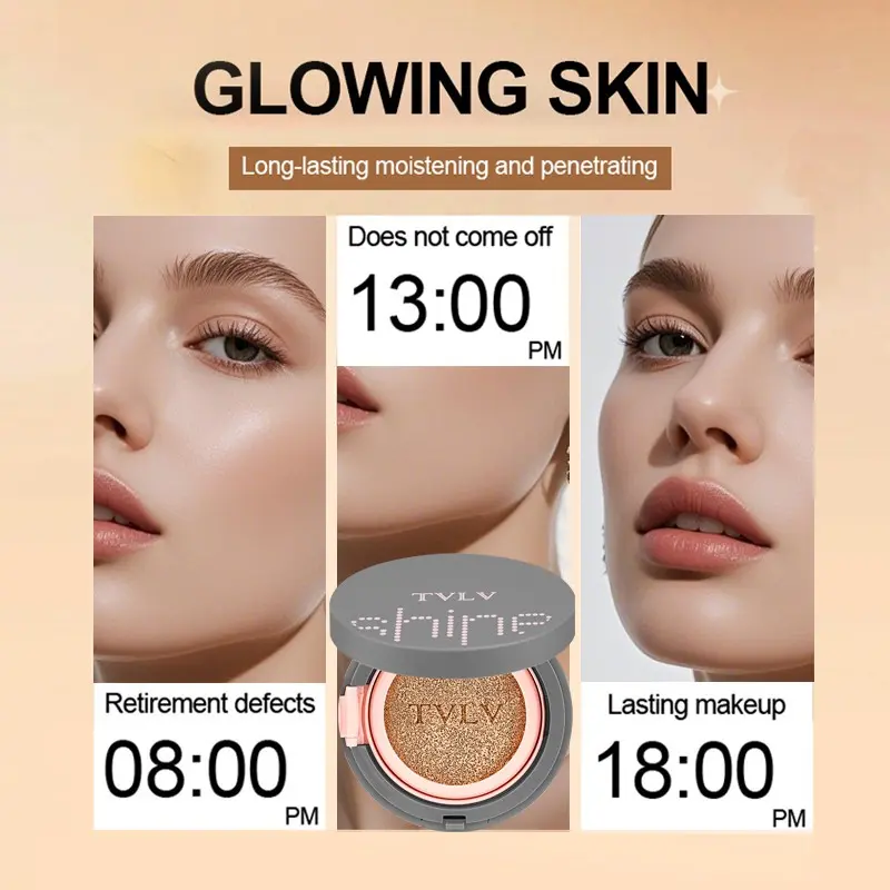 Full Coverage Perfect Cushion Bb Cream, High Concealment, Lightweight Texture, Matte Finish, Oil Control, Waterproof, Layerable, All Skin Types