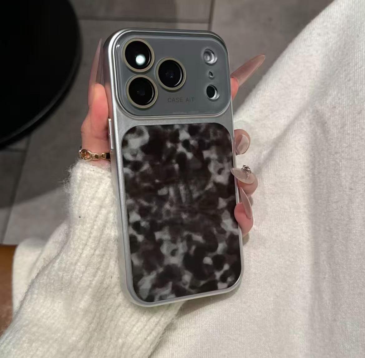 New High-Value Instant Leopard Print Full-Coverage Phone Case for iP17promax/16/15/14/13 - Stylish TPU Protection & Precision Fit