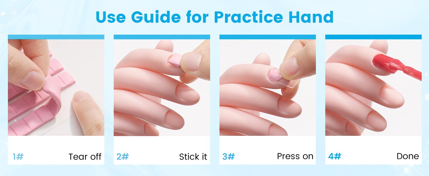 Nail Kit for Beginners with Everything: Professional Acrylic Powder Liquid Set with Nail Practice Hand Drill U V Light in Cosmetic Bag Gift for Women Salon Home (Blue)