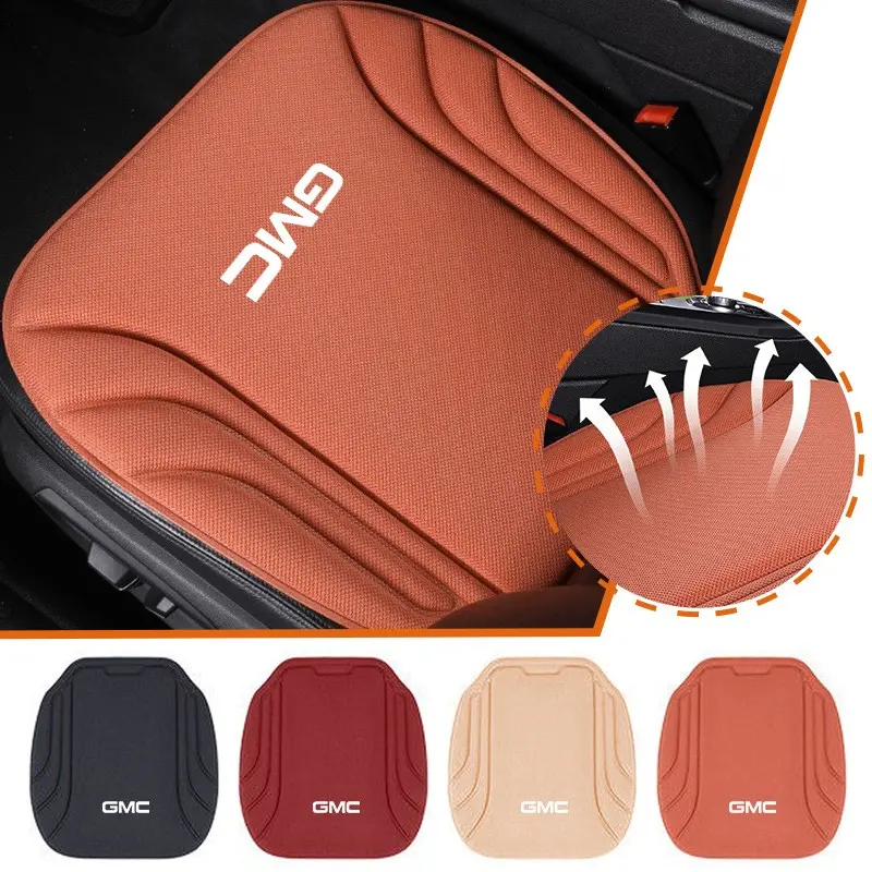 Car Seat Cushion Protector Universal Breathable Seat Cover Mat For GMC Savana Graphyte Yukon Envoy Granite Hummer Ev Terrain Jimmy Acadia
