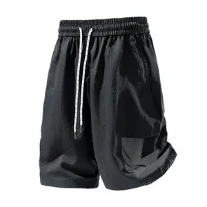 Men's Plus-Size Trendy Mesh-Panel Shorts – Lightweight, Breathable, Loose-Fit Summer Athletic & Casual Knee-Length Shorts-spa K266 K277 K288
