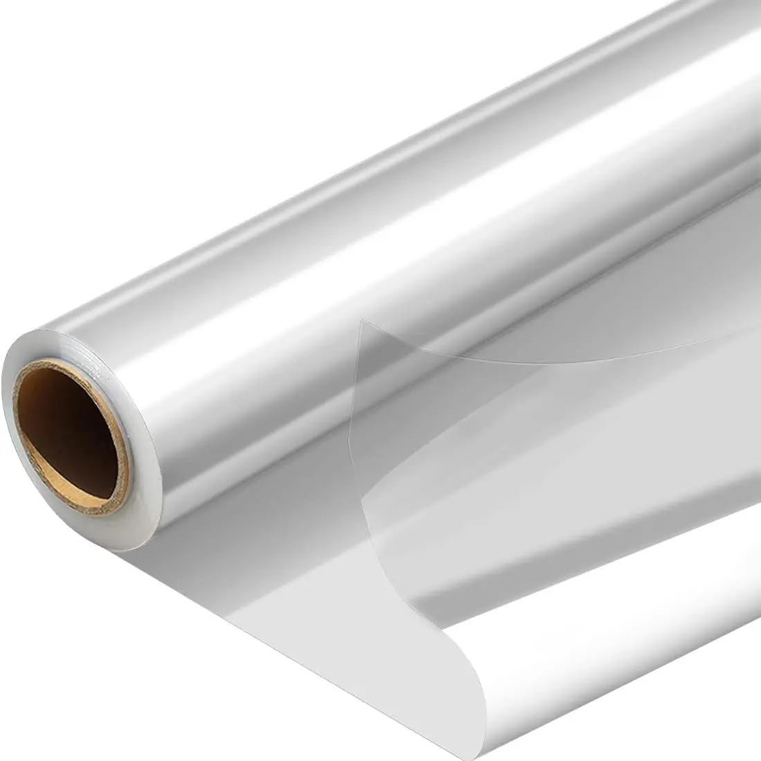 Folio Clear Cellophane Wrap Roll 32" x 50' Folded 3 Mil Thick Cellophane For Gift Basket Treats Goodie Wrapping Craft Flower Bouquet Plastic (32" fold into 16")