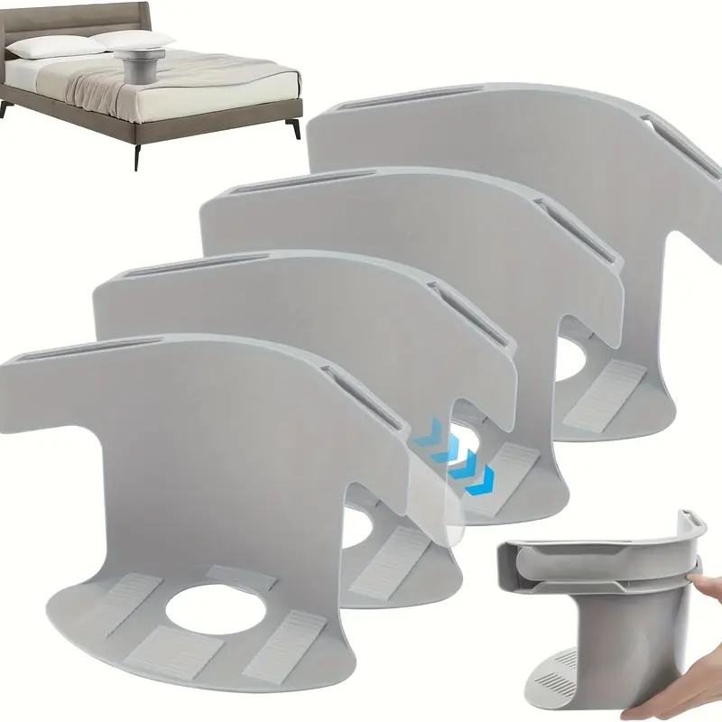 4pcs Set of Bed Sheet Holder Locking Bed Sheet Holder Set - Securely Position the Sheets on the Corners, Heavy-Duty Bed Sheet Holder for All Mattress Sizes, Essential Home Cleaning Tool, Multifunctional Fixed Frame Kit, Blac, Locking Sheet Holders