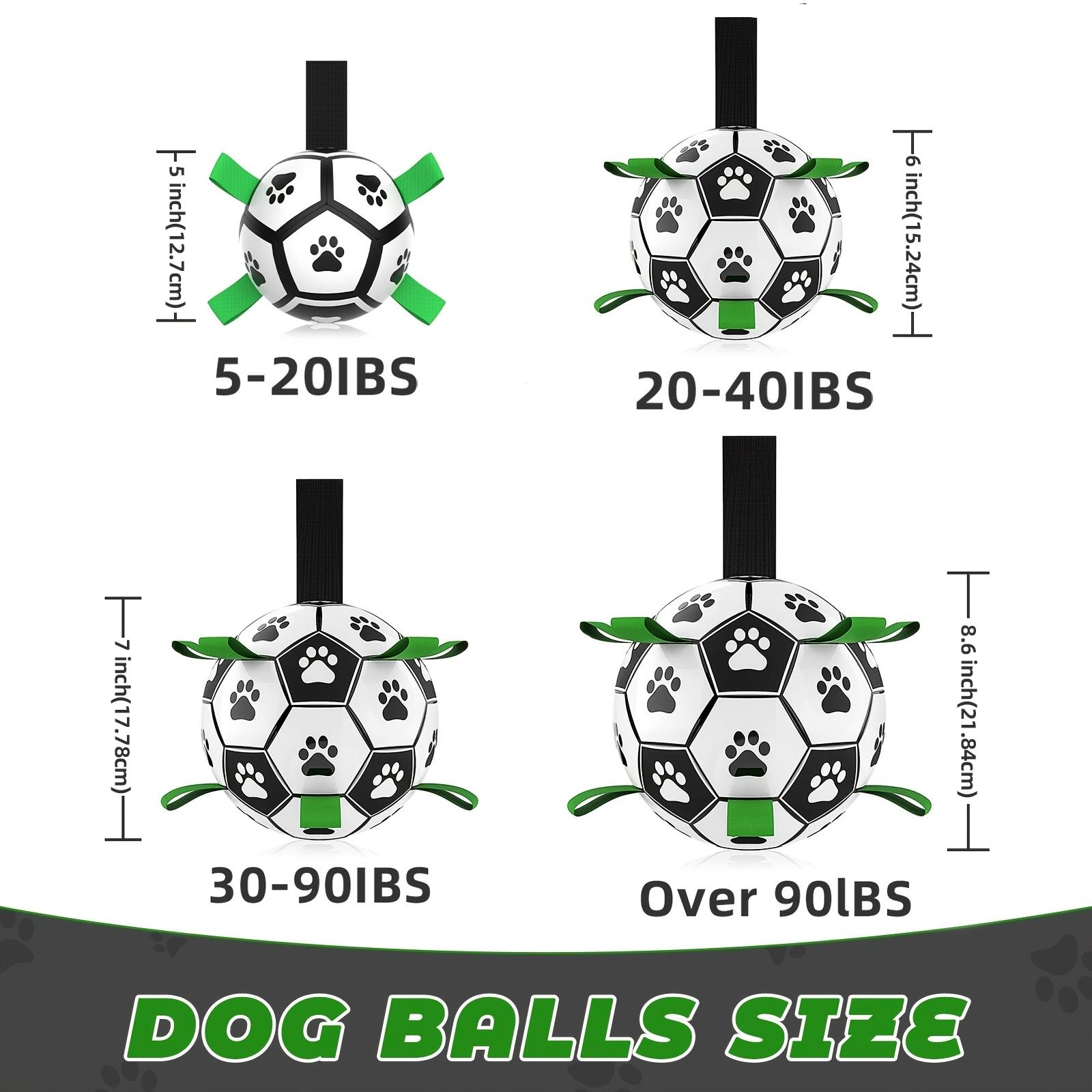 Herding dogs balls durable dog Soccer ball Interactive Training Ball with 9 Grab tabs for outdoor & water play, perfect gift for pets