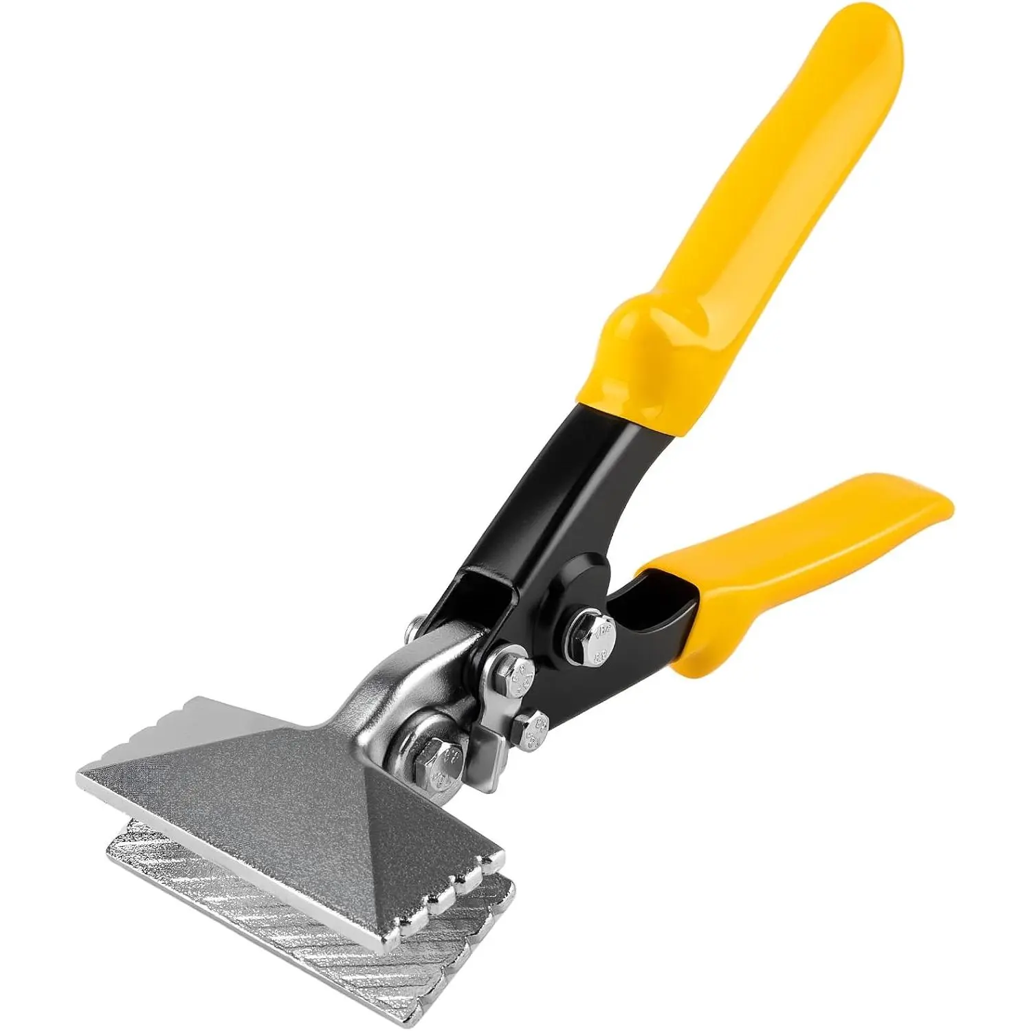3 Inch Sheet Metal Hand Seamer,  Handle Straight Jaw Bender, Heavy Duty Precision Duckbill Pliers for Bending, Seaming, Flattening Ideal for HVAC Projects, Metalworking & DIY Repairs