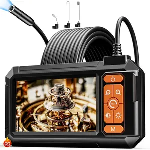 Professional Industrial Endoscope with 4.3-Inch Screen, 1080P Resolution, 8 LED Lights, Waterproof IP67 for Sewer Inspection, Perfect for Men and Gift Ideas