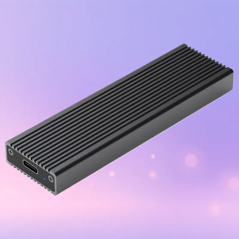 Type-C M.2 NVMe Enclosure Portable External SSD Reader for Laptop Storage Expansion