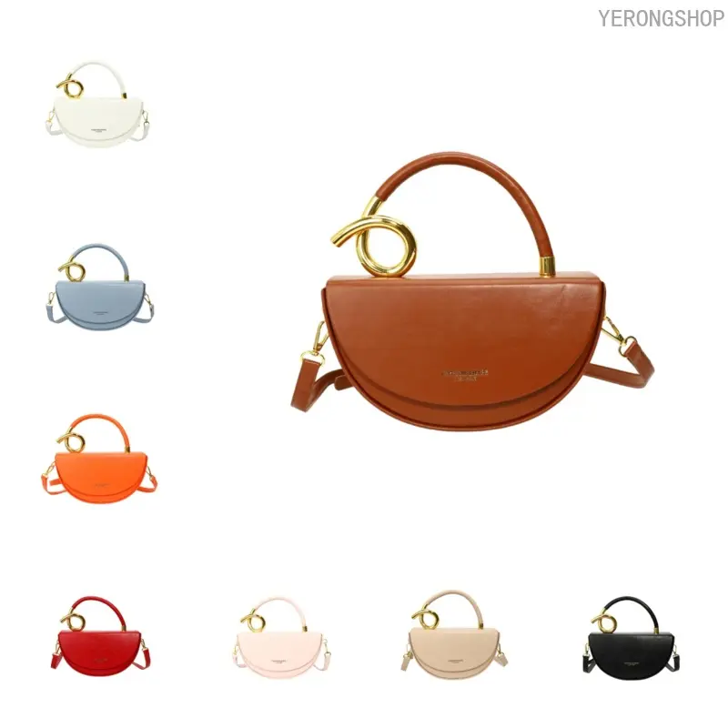 Exquisite Half-Moon Box Crossbody Bag for Women, Elegant Minimalist Shoulder Purse with Unique Rope Handle, Chic Simple Handbag, Versatile Daily Commuter Bag Ideal for Work, Dating, Party & Casual Daily Outings