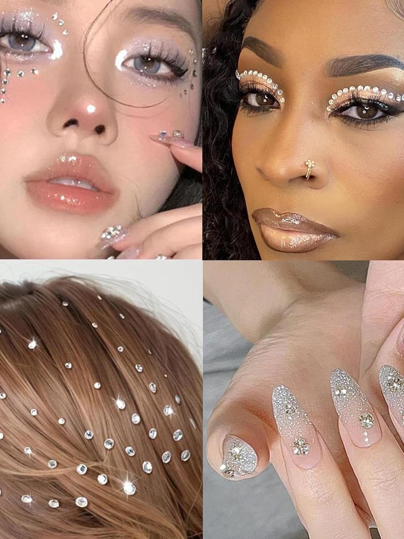 Fake Piercing Jewelry, 664pcs Fake Lip Ring Nose Stud Set, Body Piercing Kit, Eyebrow Piercing Jewelry, Fashionable Body Jewelry for Women & Men, Trendy All-match & Exquisite Jewelry for Birthday Gift