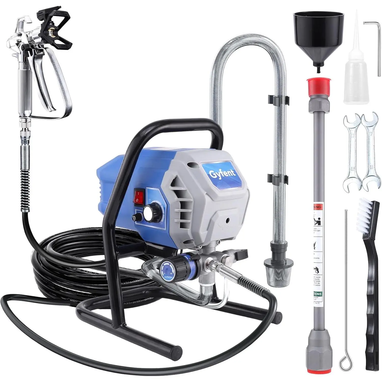 X10 Airless Paint Sprayer, 0.31GPM Paint Sprayer for Home Interior 700W 2900psi Airless Sprayer with Low Overspray Adjustable Pressure for House Painting DIY Garage