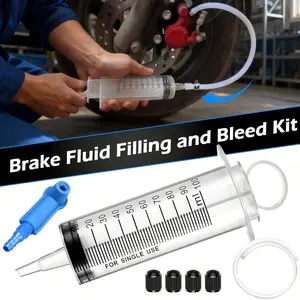 Brake Bleed Tool Kit, Hydraulic Disc Clutch Bleeding & Fluid Extraction, Fluid Extractor, Universal Car Bleeder Pump, Wide Application Range