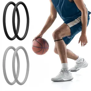 Patella Bands, Silicone Patella Knee Band, Patellar Tendon Support Strap Knee Bands for Running, Basketball, Running Tendon Brace Support Strap 2.95 Inches