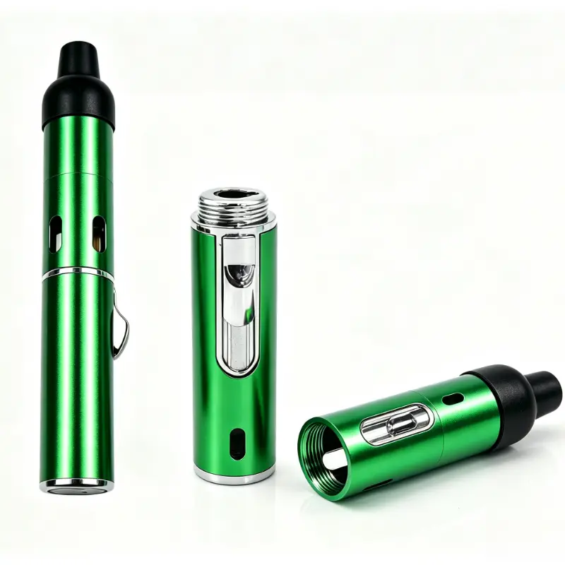 Detachable Metal Portable Aroma Storage Pen, Pocket Clip Cylindrical Fragrance Carry Tube, Split Design Handheld Storage Container for Travel Outdoor Daily Use