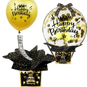 Birthday Balloon Cash Drawer Box Surprise, Fun Birthday Money Gift Box, Suitable for Kids, Teens, Adults, Interesting Birthday Present