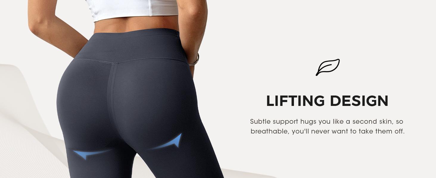 PiePieBuy Womens High Waisted Leggings Butt Lifting Tummy Control Workout Running Gym Athletic Yoga Pants