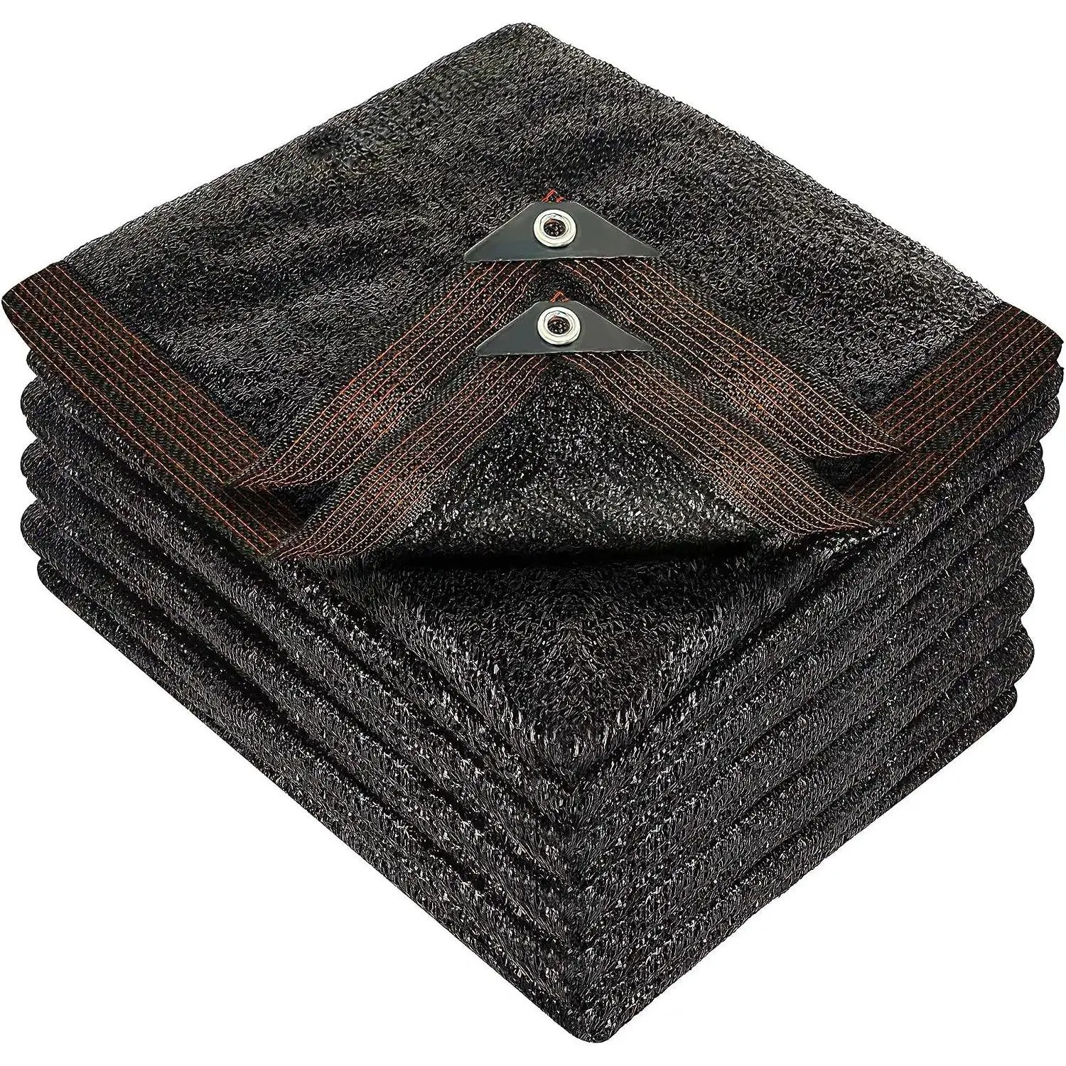 50% Black Shade Cloth, 20x 20 FT Durable Mesh Tarp with Grommets, Garden Sunblock Shade Cloth Shading Antifreezing for Plants Cover, Greenhouse, Barns Kennel, Patio, Tomatoes