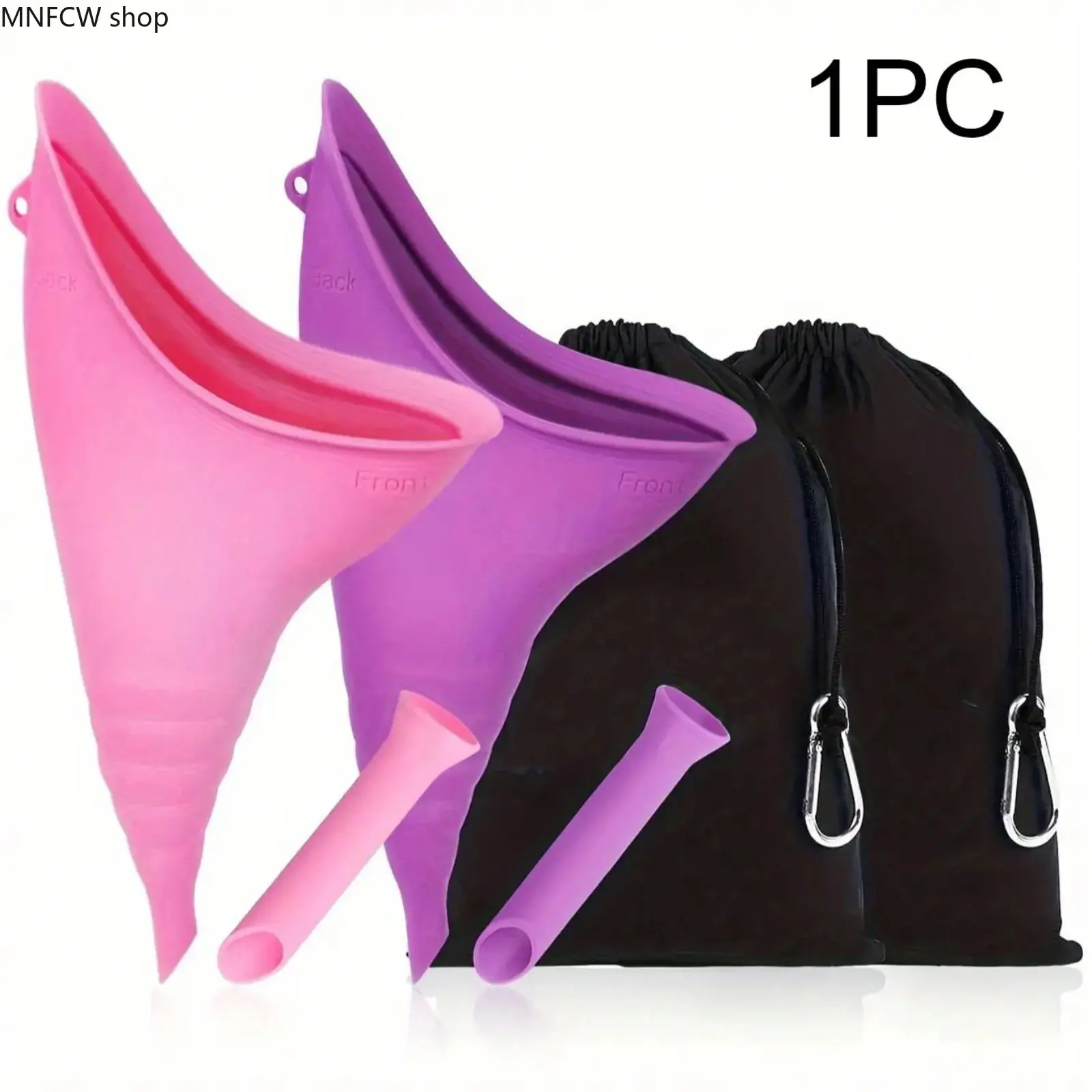 Women's Discreet Lightweight Portable Urination Device - Leak-Proof Silicone Funnel, Essential Camping & Hiking Outdoor Gear