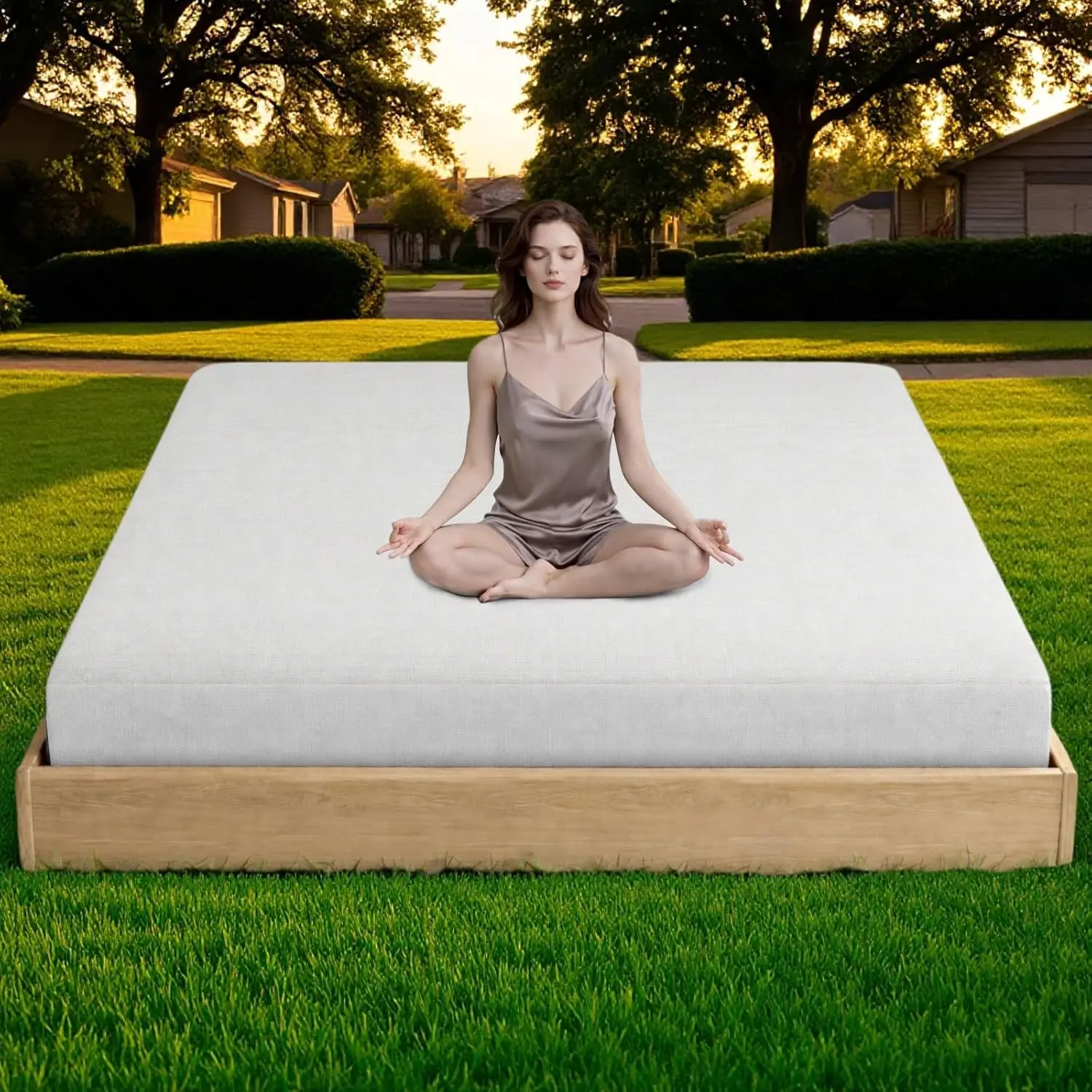 Grounding Sheets for Bed Sleeping, 90% Tencel and 10% Pure Silver Fiber Grounded Sheet Connect to The Earth Energy with 15 Feet Cord and Test Pen for Better Sleep Relieve Stress (White, Super King)