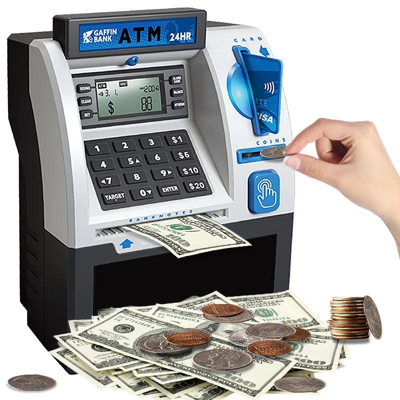 Internet-Famous Smart ATM Piggy Bank, Password & Card Swipe Financial Literacy Toy, Large Capacity Deposit & Withdrawal, Kids' Christmas Gift Internet-Famous Smart ATM Piggy Bank, Password & Card Swipe Financial Literacy Toy, Large Capacity Deposit & Withdrawal, Kids' Christmas Gift