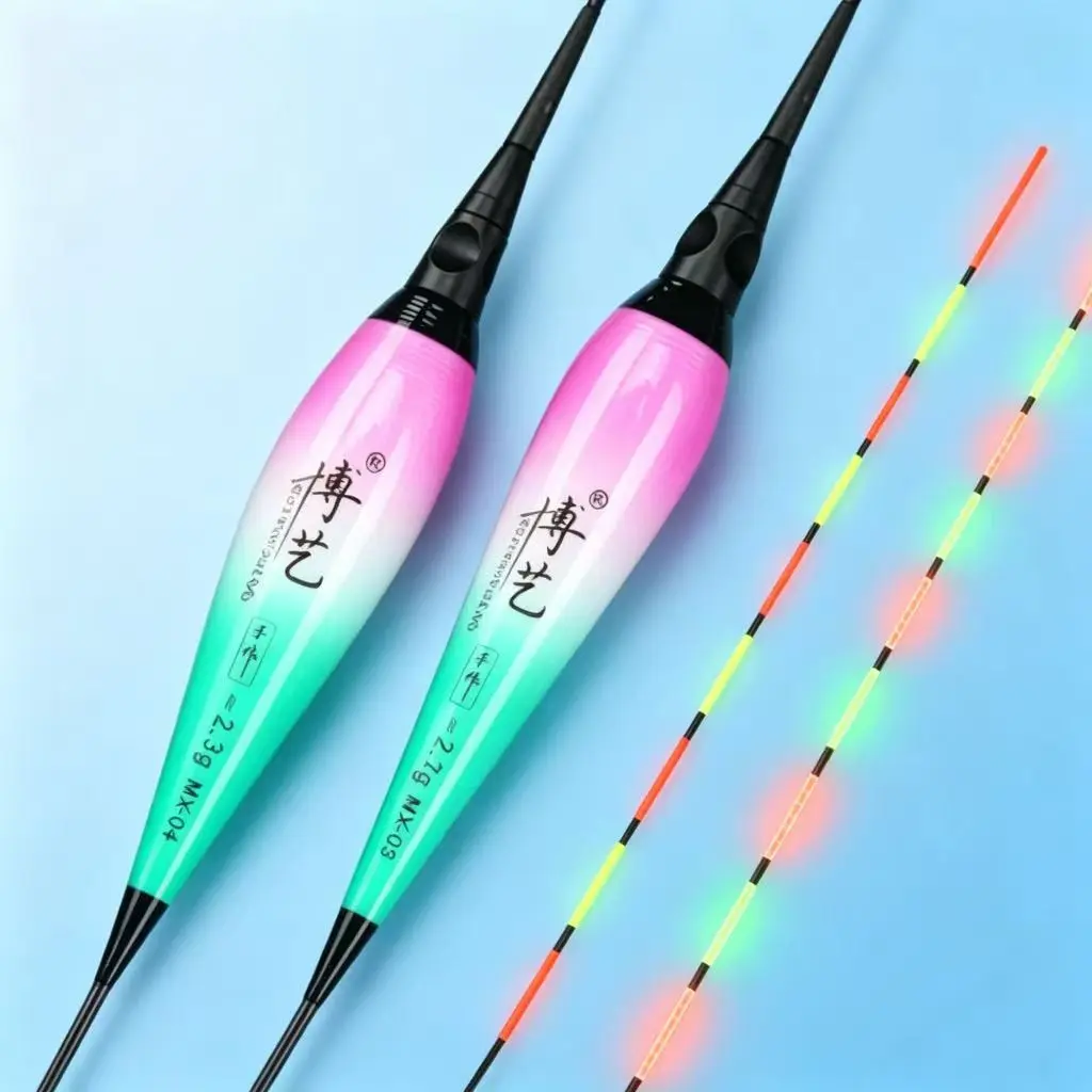 Super Bright Night Glow Float, Day-Night Dual Use Electronic Float, High Sensitivity Carp Pike Fishing Float, Night Light Fish Float