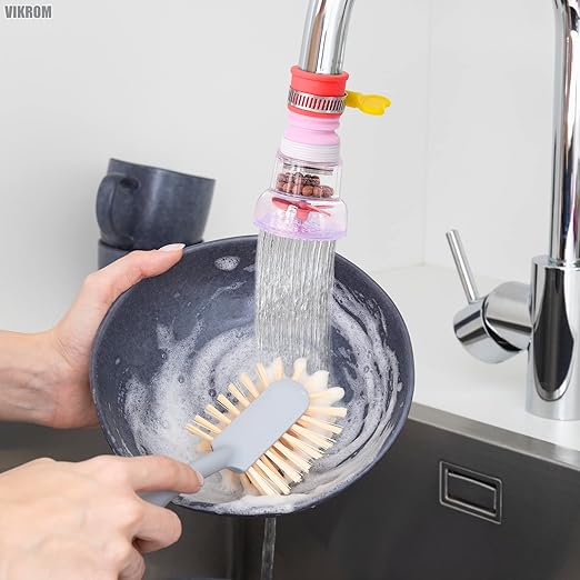 Faucet Filter Set - Water Faucet Extenders 360 Rotating,Adjustable Water Purifier for Sink (0.83 x 2.6 x 1.85),Easy to Install and Store, Reduce Water Waste, Good for Kitchen and Bathroom