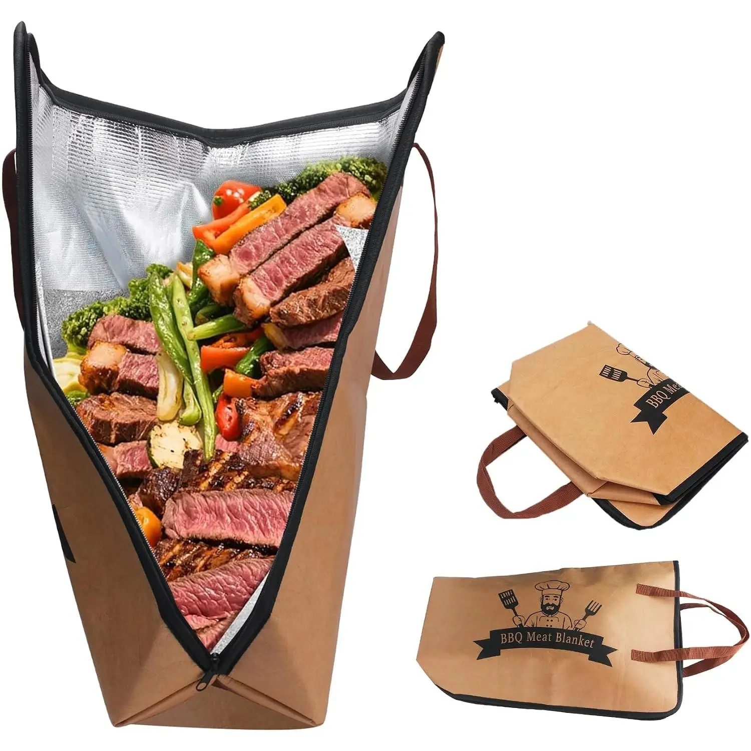 BBQ Blanket for Resting Meat- Fathers Day Dad Birthday Gifts for Men, Him, Husband, Boyfriend &Grilling Accessories Backyard Camping Party for Large Brisket Beef Pork  15 inch