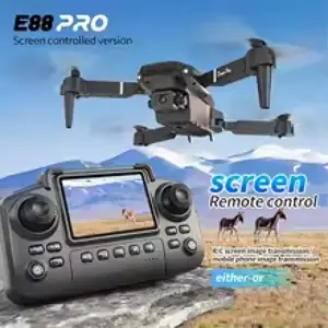 New upgraded 4K HD dual-camera GPS2026 E88 Plus mini foldable drone with brushless motor, remote-controlled quadcopter, a gift for teenagers for Christmas, back-to-school season, and birthdays