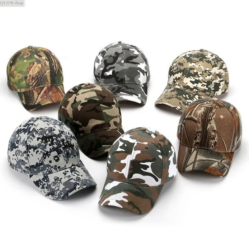 Digital Camo Baseball Cap Adjustable Tactical Hat for Men & Women, Lightweight Breathable Military Camouflage Cap with UV Sun Protection for Fishing, Hunting, Hiking, Camping, Outdoor Travel