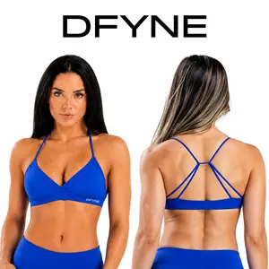 DFYNE Women Full Matte Seamless Yoga Set, Twist Strap Padded Sports Bra & High Stretch Sculpt Fitness Shorts Activewear Outfit