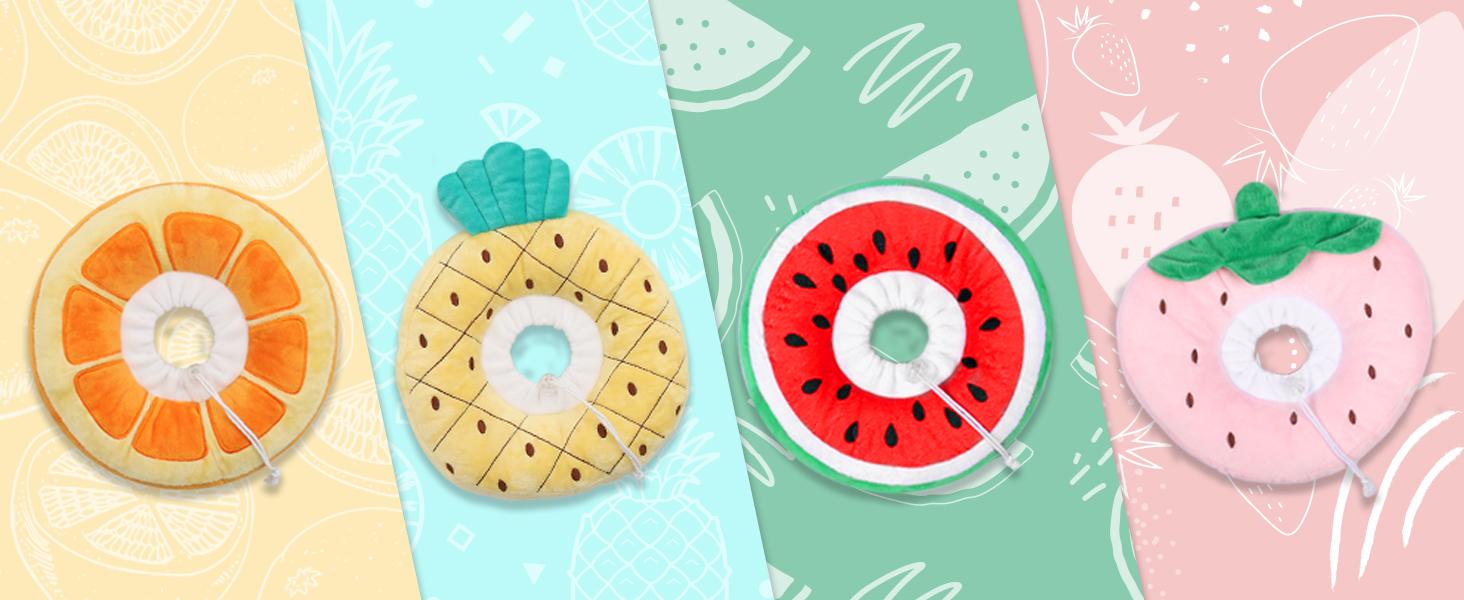 ANWA Adjustable Cat Cone Collar Soft, Cute Cat Recovery Collar, Cat Cones After Surgery for Kittens