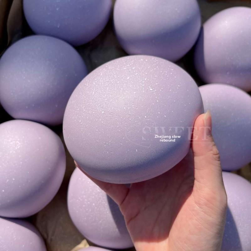 Super Soft Sticky Taro Bun Squishy, Floppy Lazy Rebound, Slow Rising, Scented Stress Relief Squeeze Fidget Toy