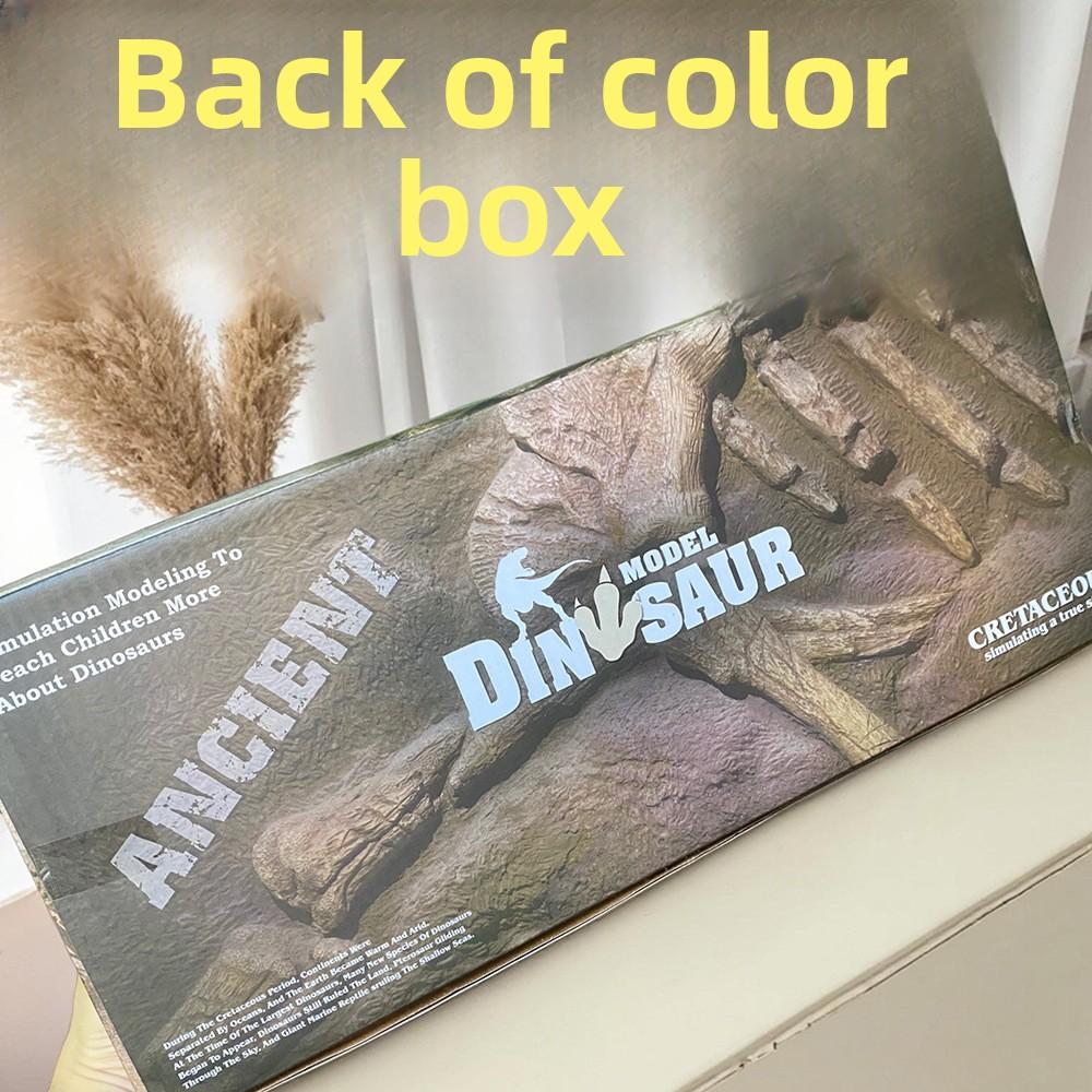 6PCS New Realistic Dinosaur Model Toy Set T-Rex Pterosaur Triceratops Mixed Styles Gift Box