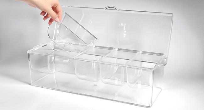 7CODE Condiment Tray with Stainless Steel 5 Spoons, 5 Forks and 1 Clip, Chilled Condiment Server, Condiment Server, Bar Garnish Holder on Ice, Bar Accessories Fruit and Salad with Removable Trays and Lid 7CODE Condiment Tray with Stainless Steel 5 Spoons, 5 Forks and 1 Clip, Chilled Condiment Server, Condiment Server, Bar Garnish Holder on Ice, Bar Accessories Fruit and Salad with Removable Trays and Lid