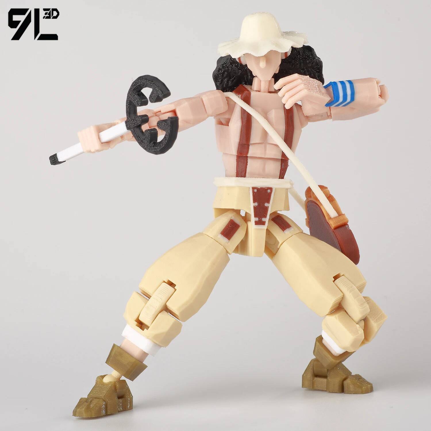 9L3D Dummy13 Lucky13 Titan13 OnePiece Usopp Is The Sniper Straw Hat Pirates A Brave Warrior Of Sea Figure Anime Car Ornament Toy