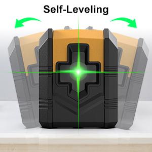 100 Feet Self-Leveling Green Beam Horizontal and Vertical-Line for Home Decoration, Battery Included (NK01G With 47 inch Tripod)