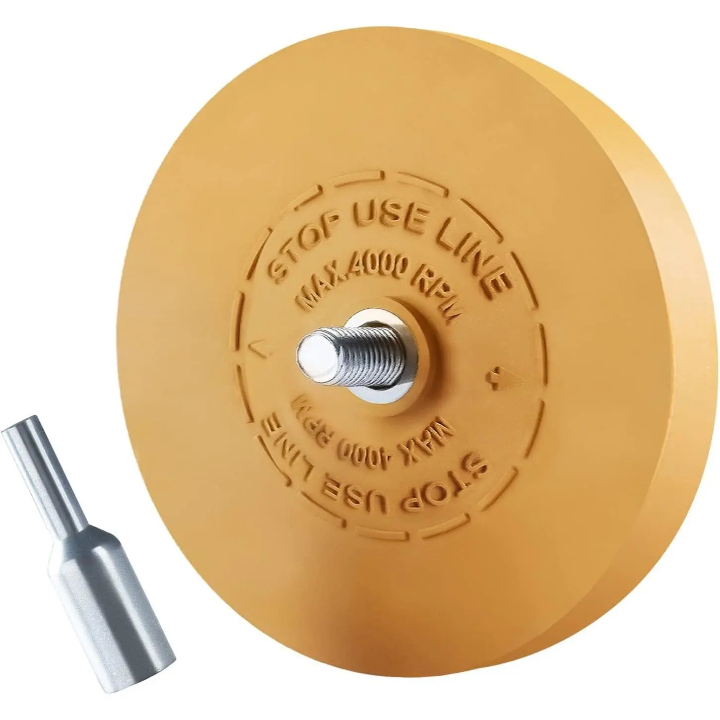 Decal Remover Eraser Wheel Rubber Eraser Wheel for Drill Removes  Stripes Vinyl Tapes and Graphics Rubber Eraser Wheel Tool Kit for , RV,  Sticker Remover Tool 1 Pack