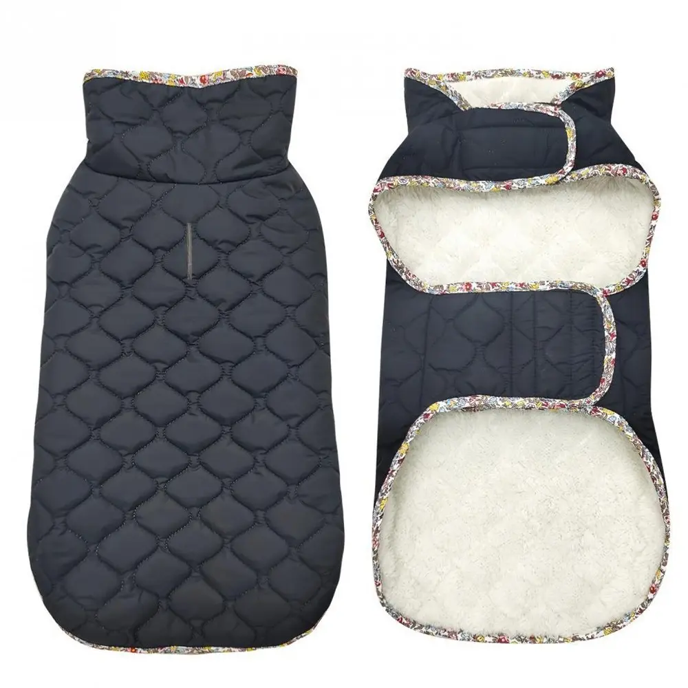 Autumn Winter Warm Dog Coat, Cold Weather Pet Jacket, Snow Gear for Dogs, Outdoor Cotton Vest, Suitable for Large Medium Small Breeds