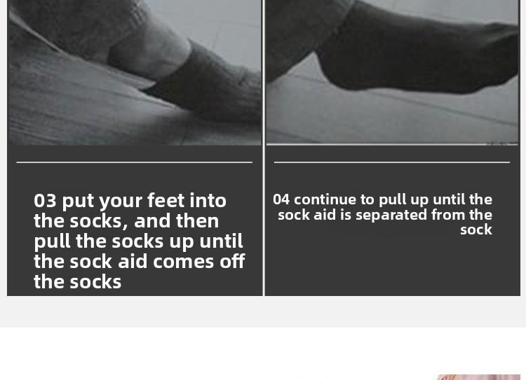 Sock Aid Tool & Shoe Horn Kit for Elderly, Pregnant & Post-Surgery Users, No Bending Required Sock Helper, Easy On Off Sock Assist Device, Convenient Daily Living Aids for Limited Mobility