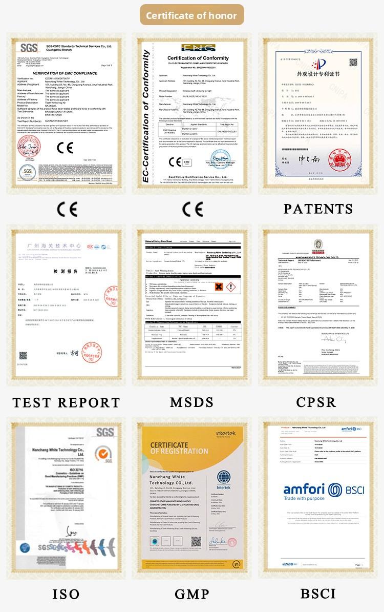 Customized teeth whitening strips set OEM ODM teeth whitening strips OEM branding teeth whitening strips