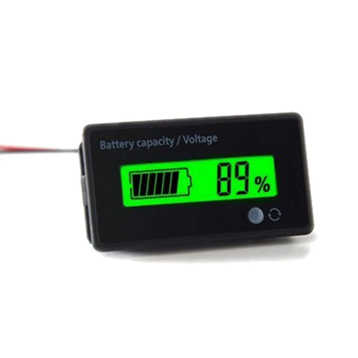 12V 24V 36V 48V  Meter, Capacity  , Green