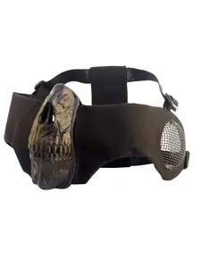 Adult Halloween Skull Mask, Breathable Cosplay Prop, Fun Prank Tool, Novelty Game Face Cover, Mischief Costume Accessory