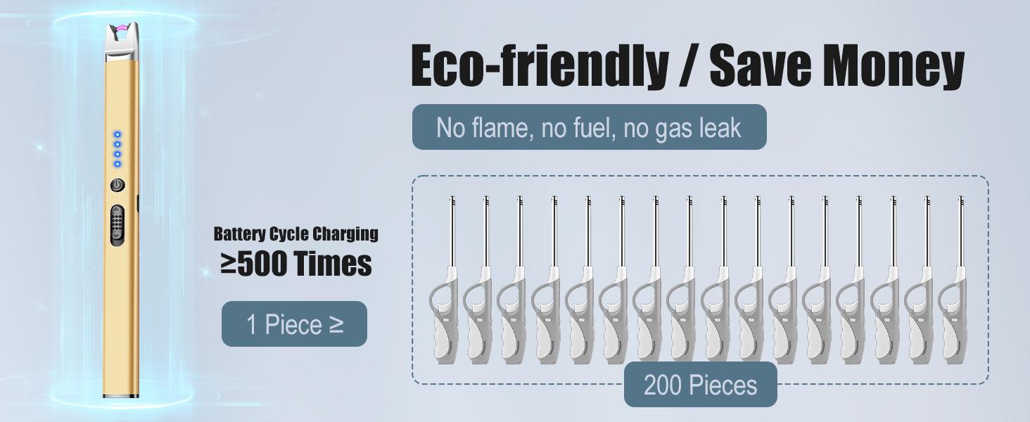 3 Pack Electric Candle Lighter USB Rechargeable Arc Lighter with Safety Lock, Windproof Flameless Plasma Long Matches Lighters for Candle, Grill, BBQ, Camping, Gas Stoves (Black,Pink,Blue)