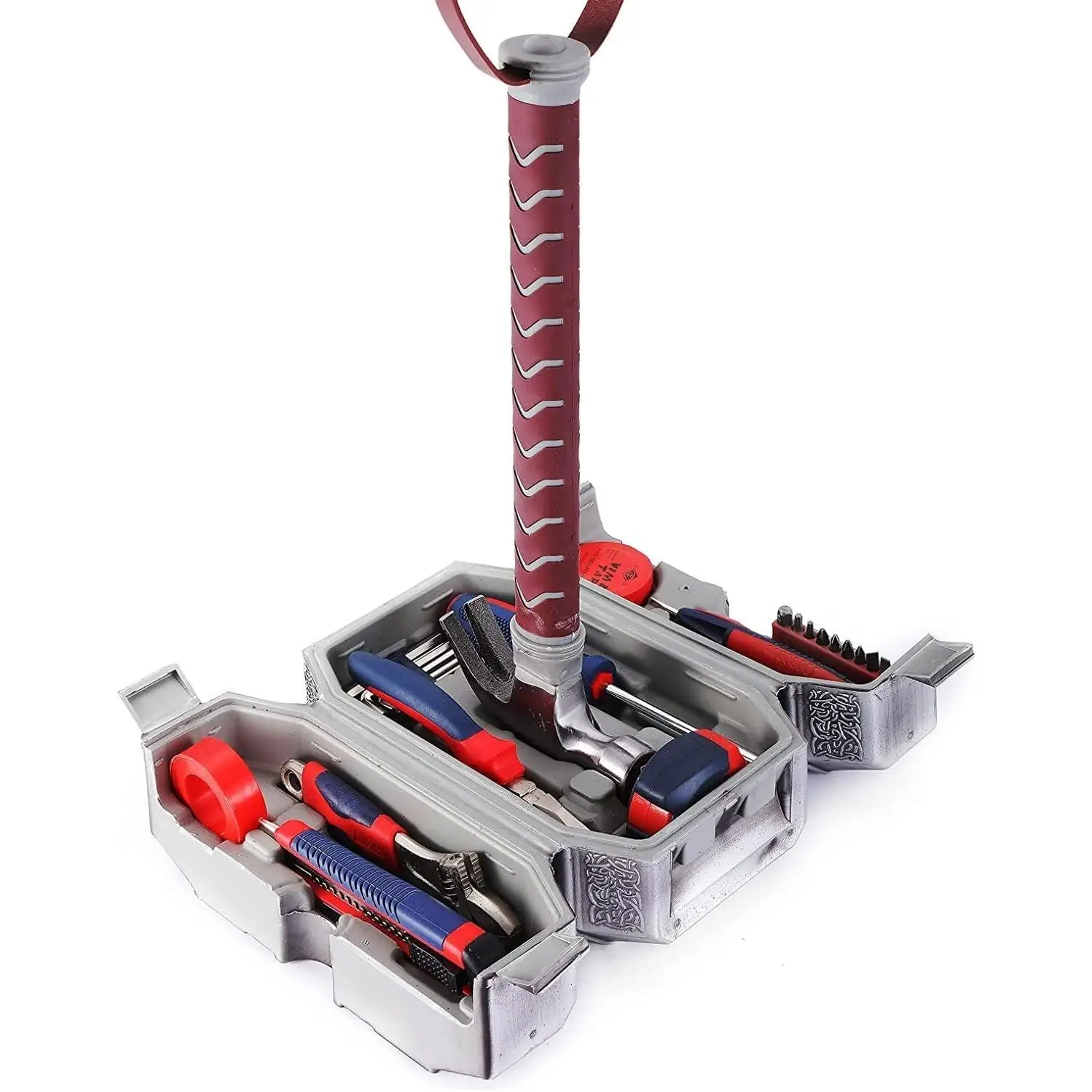 Hammer Tool Box, 28 Piece Hammer Tool Set Made of Real Metal for DIY and Car Repair, Gifts for Men