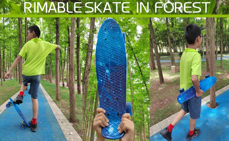23 Inches Skateboard RIMABLE Complete Rimable's 22 inches skateboard is available in a variety of colors and designs.