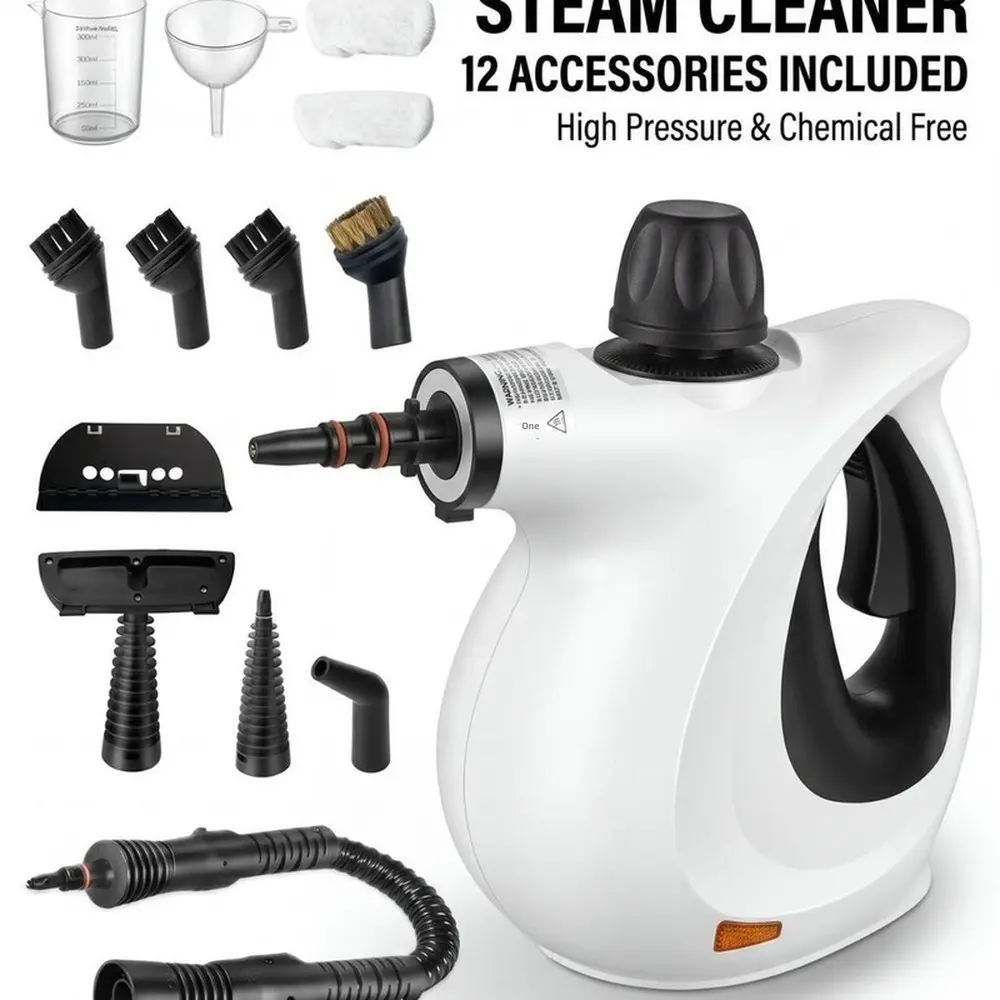 Household Multifunctional Handheld Steam Cleaner, All-in-1 Convenient Tool for Home Vacuum & Floor Care