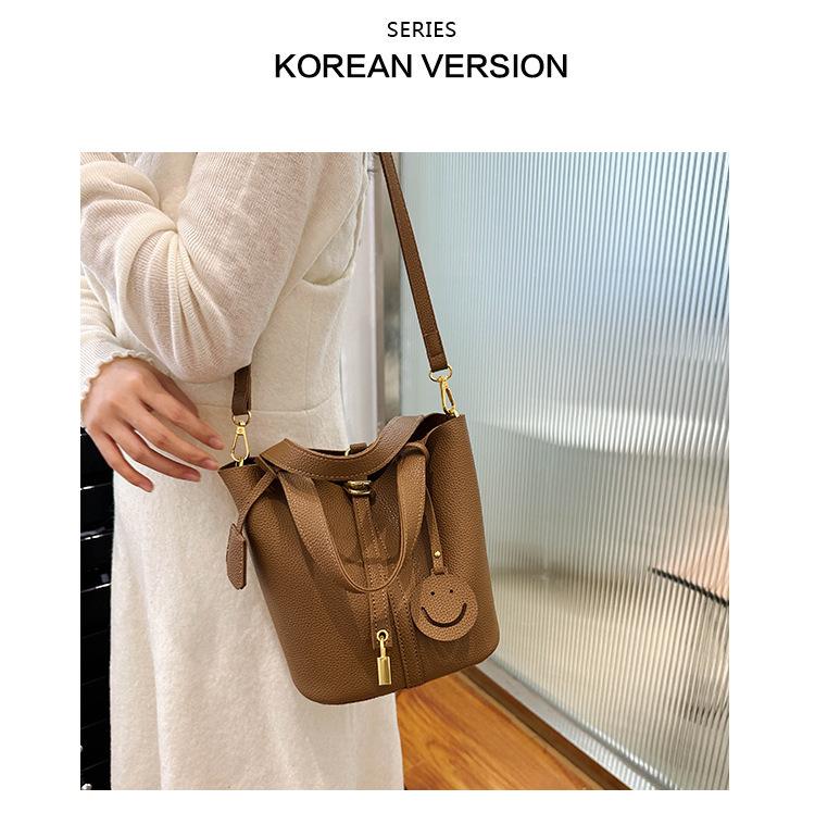 Women's Bucket Bag, Ladies Purse, Fashionable Solid Color Handbag, Casual Versatile Shoulder Bag for Daily Used, Trendy All-match Commuter Bag