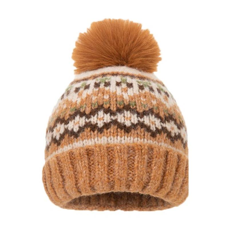 New Beanie Hat for Women Crochet Knit Slouchy Pom Pom Handmade Chunky Windeproof Beanie Winter Ski Warm Skull Cap