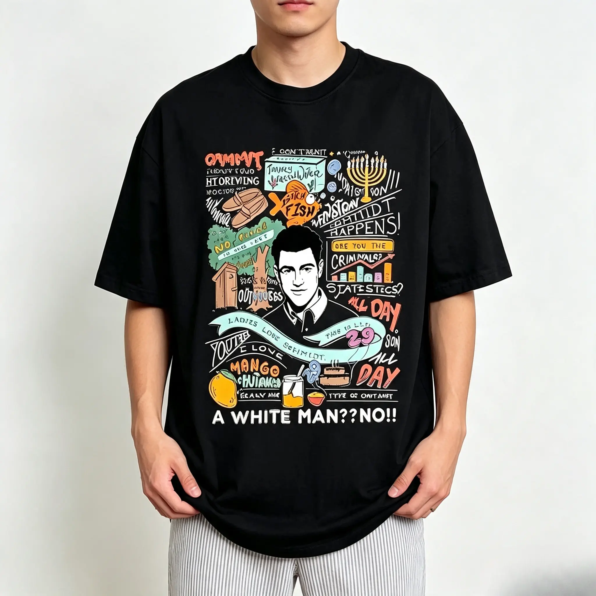 Y2K Schmidt Quote New Girl Show T-shirt, Funny Graphic shirt Soft, comfortable, and highly breathable