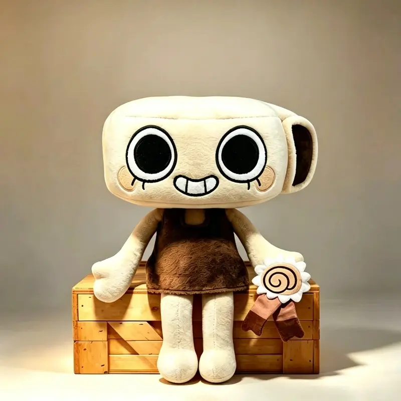 Dandys World Shelly Plush Toy Soft Stuffed Cartoon Doll Game Periphery Collectible Gift For Home Decor Sofa Ornament Display
